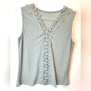 Vintage Sage Tank Size M